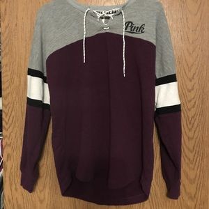 PINK tied up long sleeve